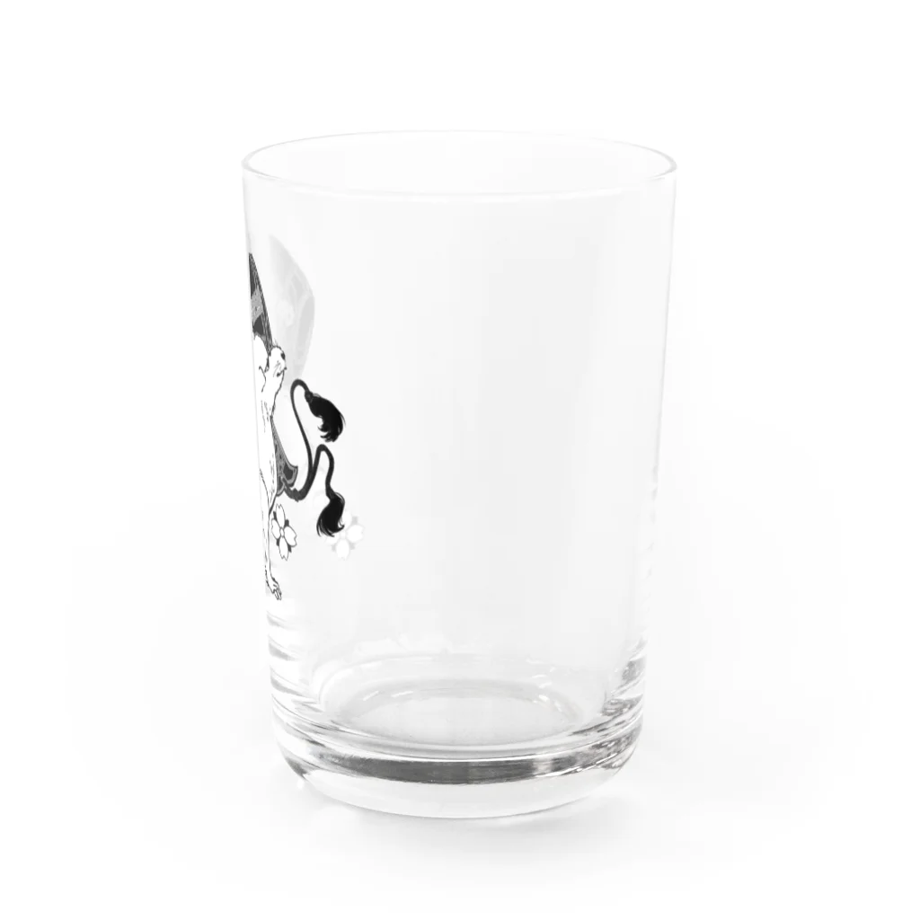 終身名誉かわいい担当の山東京伝の桃太郎の犬 Water Glass :right