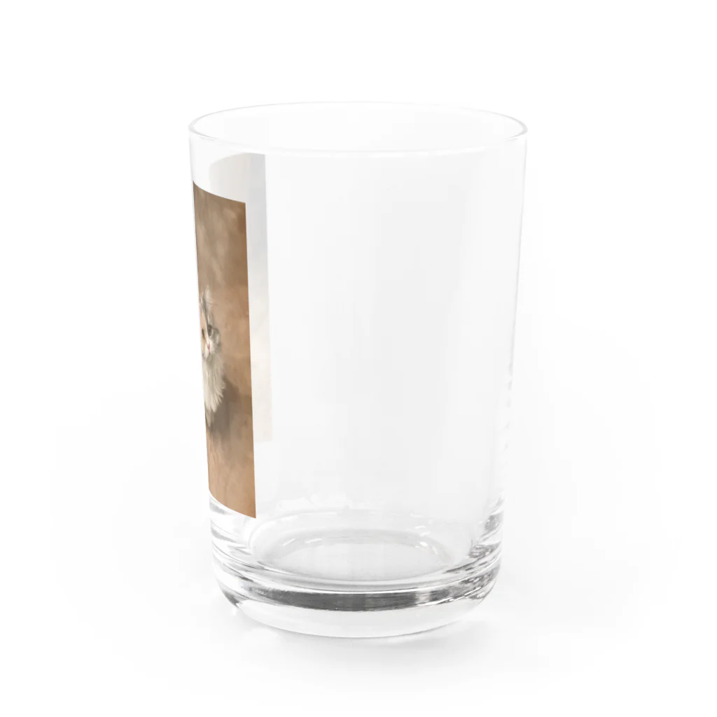 ぺーくんとイソコちゃんのかわいいたぬき Water Glass :right