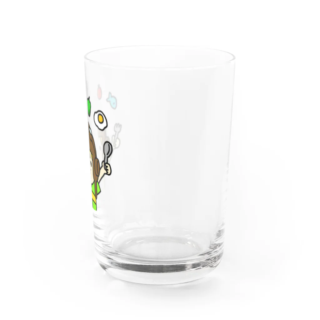 【公式】INGO地球防衛隊の「ごはんですよ」グラス Water Glass :right