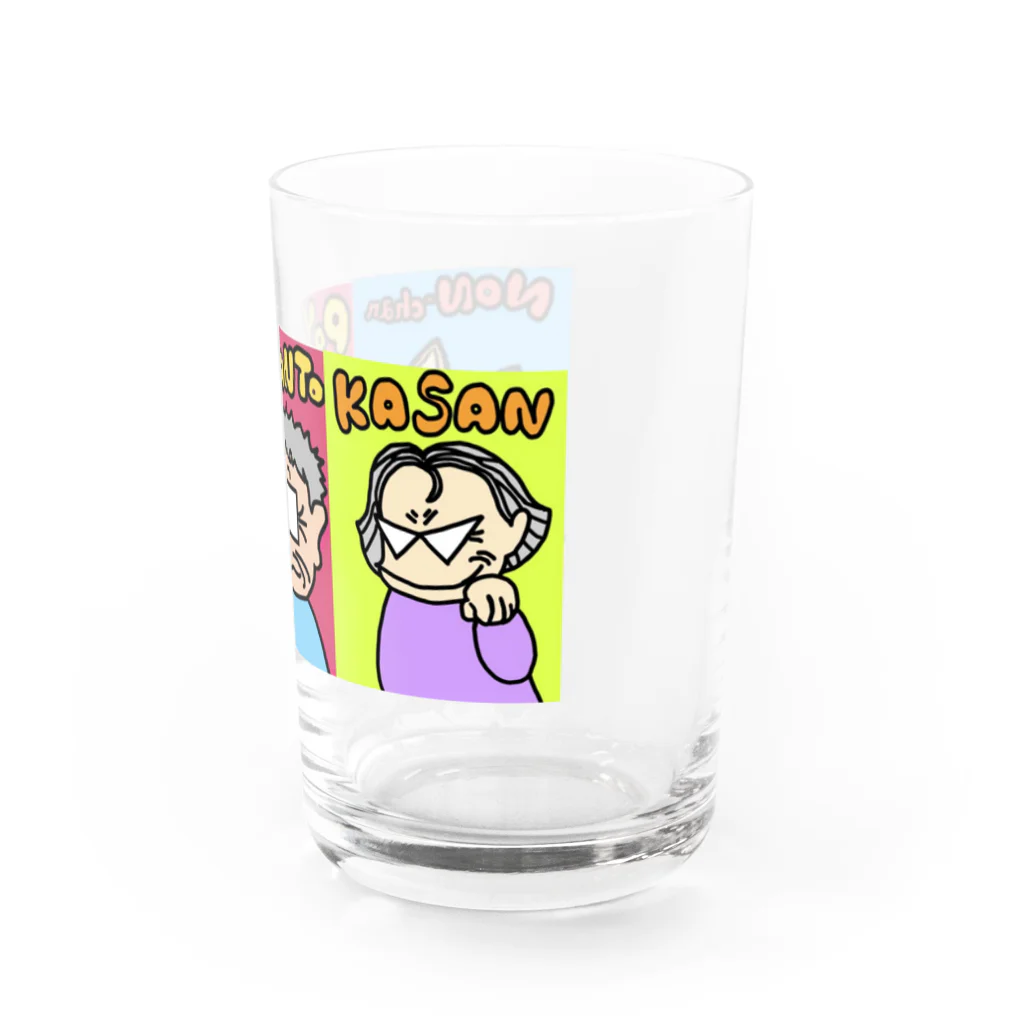 漫画「ぽやんと」ぽやっとしてきた父さんのグッズの漫画「ぽやんと」のキャラクターグッズ Water Glass :right