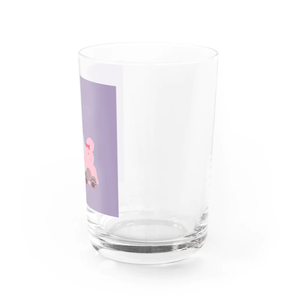 ﾐｰﾁｬﾝッの同情してる私ってカワイイ Water Glass :right