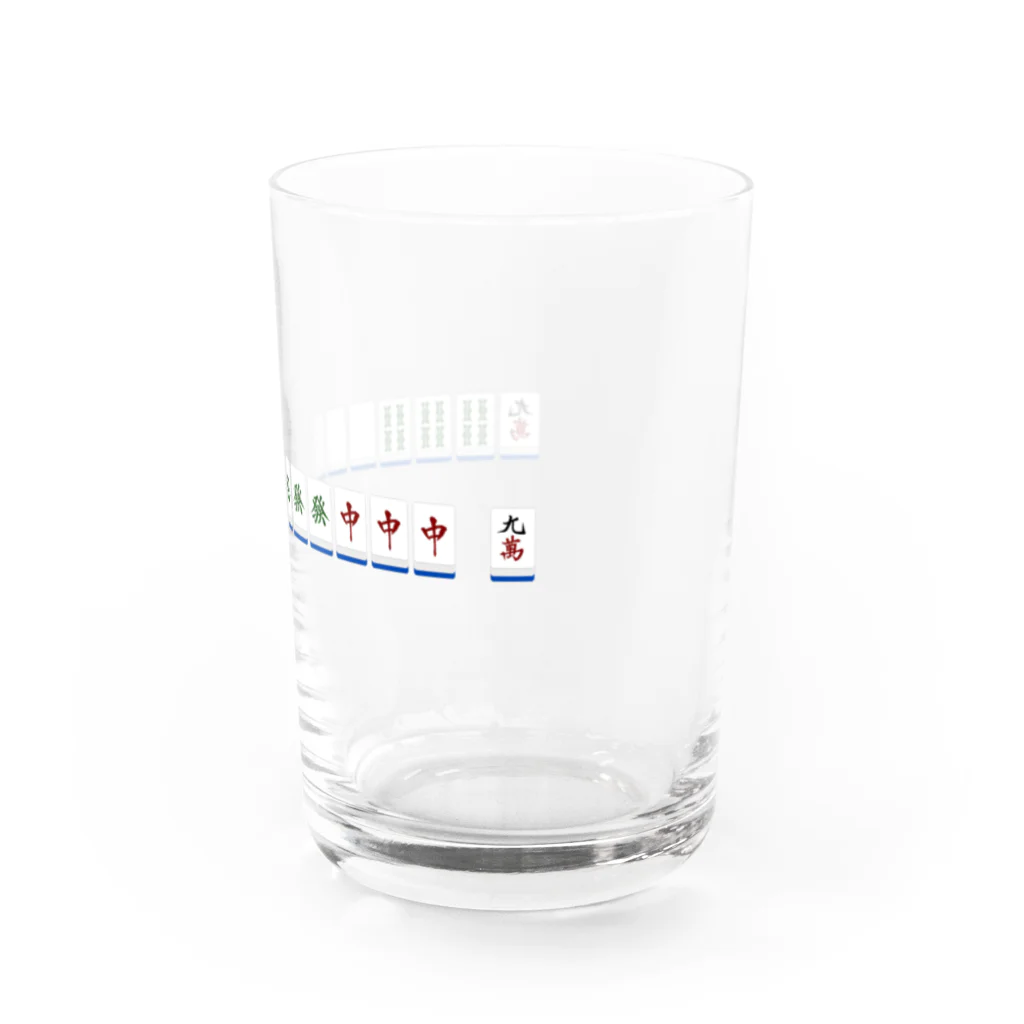 みの大三元四暗刻単騎待ち Water Glass :right