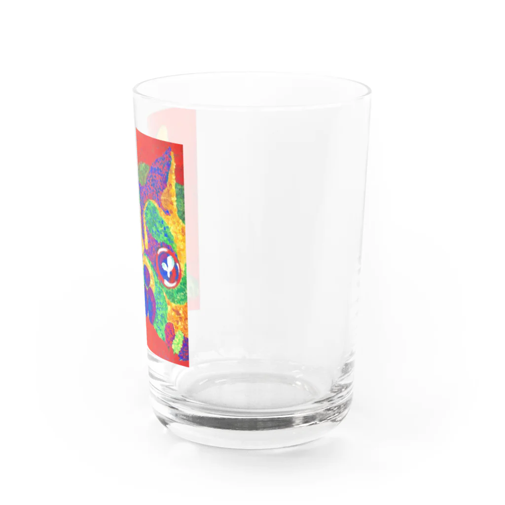 tamacorocompany の情熱のpug Water Glass :right