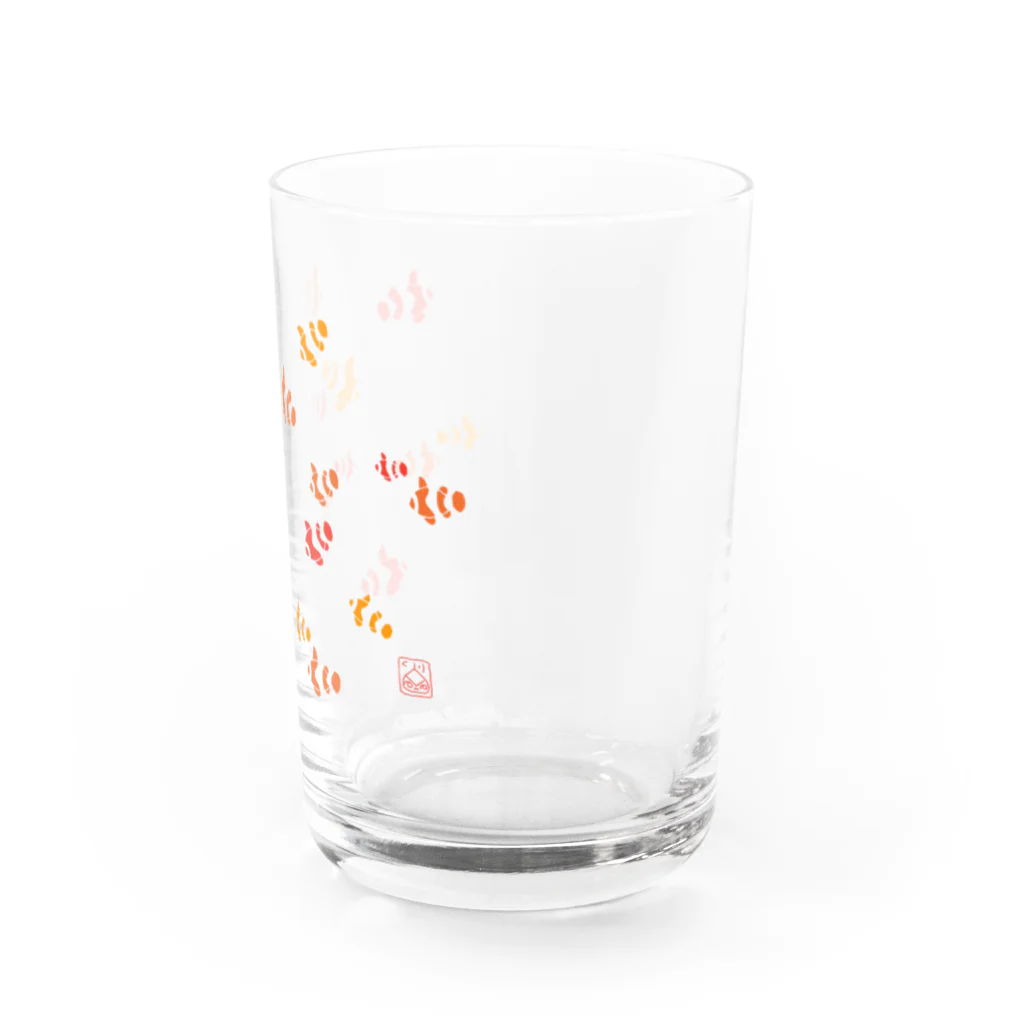 栗坊屋のカクレクマノミ Water Glass :right