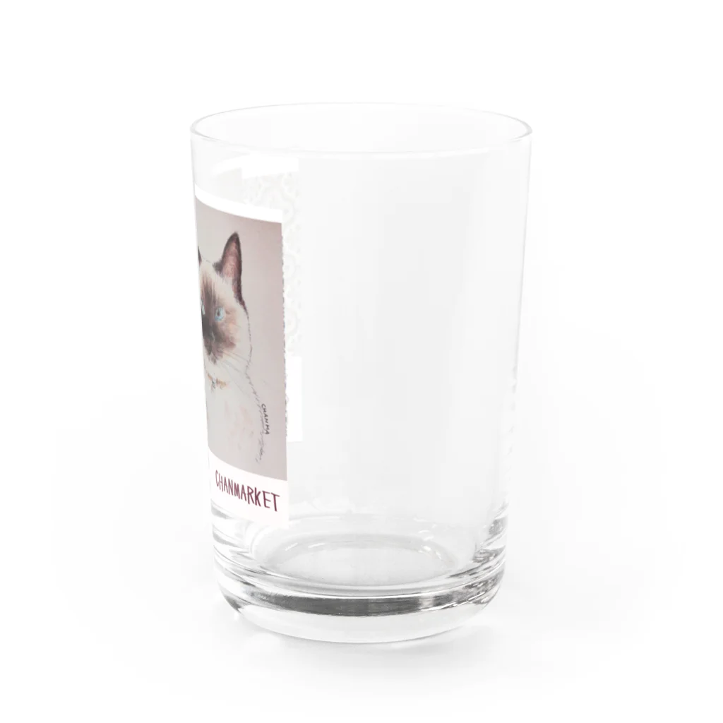CHANMARKET のシャム猫 マダム・カエラ Water Glass :right