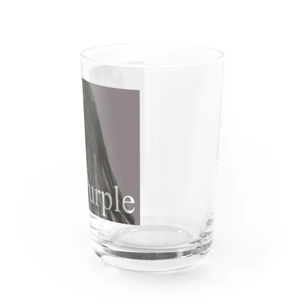 colorsのperple Water Glass :right