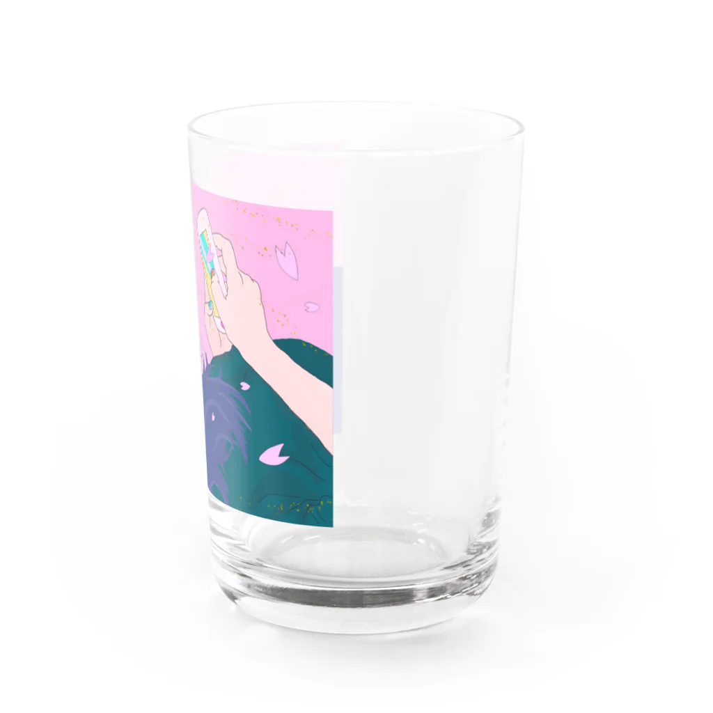 as long asのSpring melancholy Water Glass :right