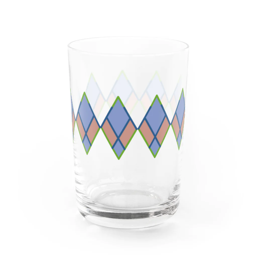 CHOSANAの父用幾何学模様 Water Glass :right