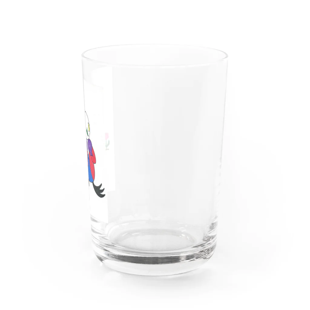 空、翔ブ、ペンギン。の「ファイティングポーズ」グラス Water Glass :right
