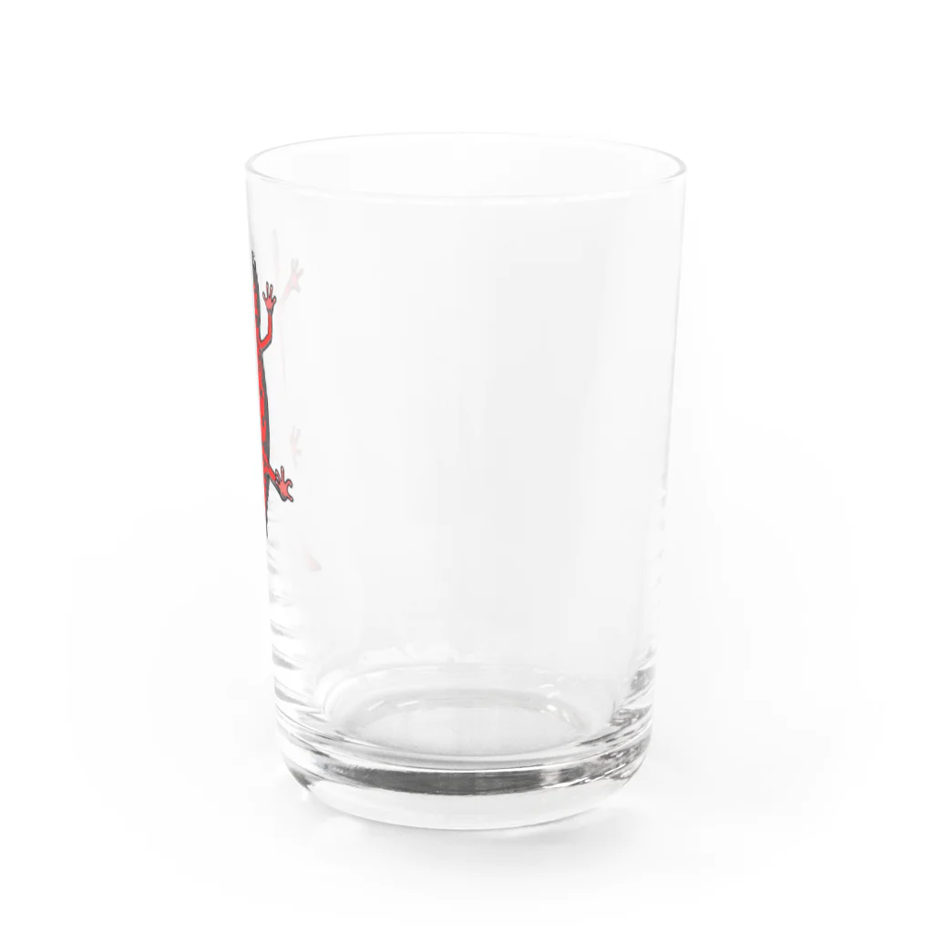 LalaHangeulのアカハライモリさん　文字無し Water Glass :right