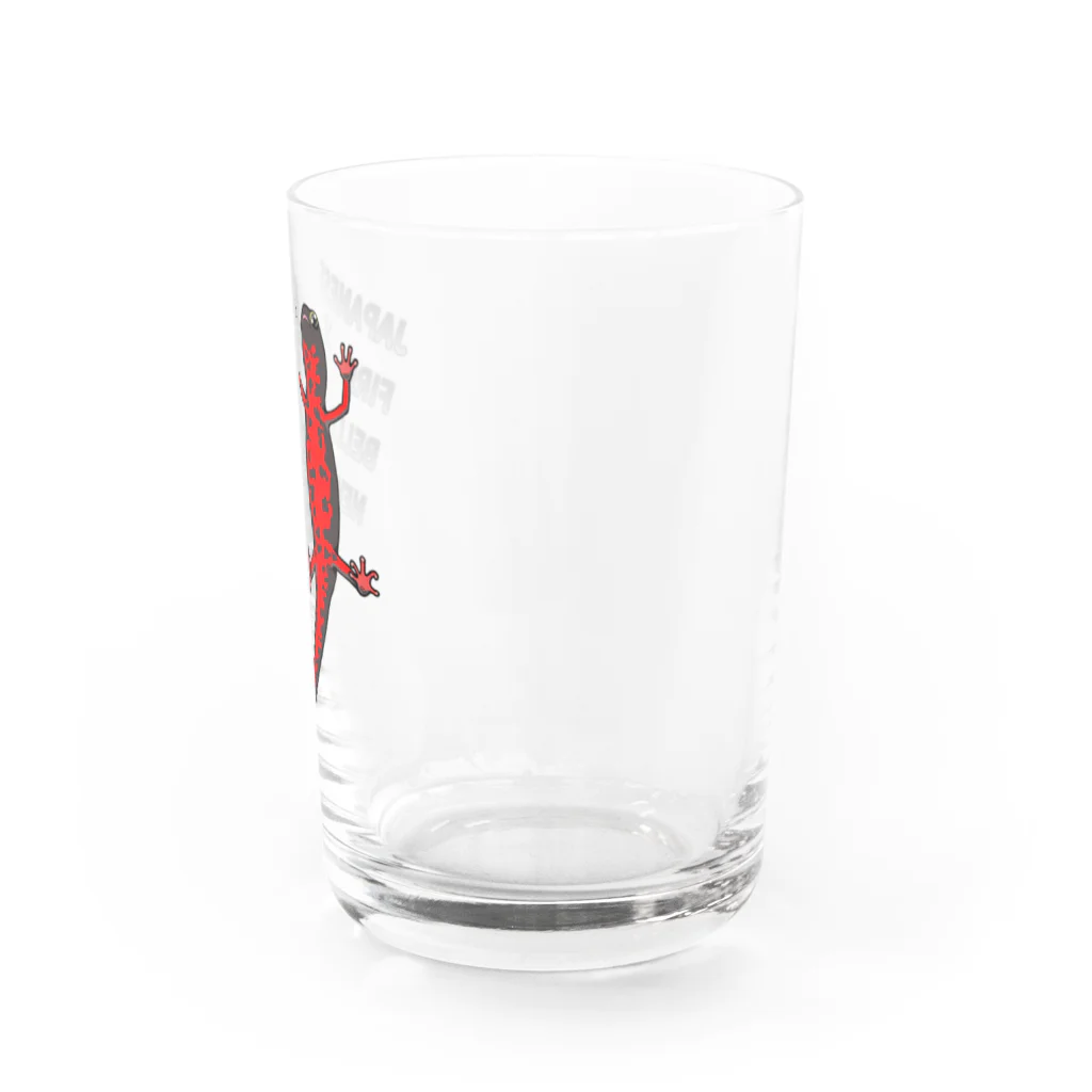 LalaHangeulのJAPANESE FIRE BELLY NEWT (アカハライモリ)　 Water Glass :right