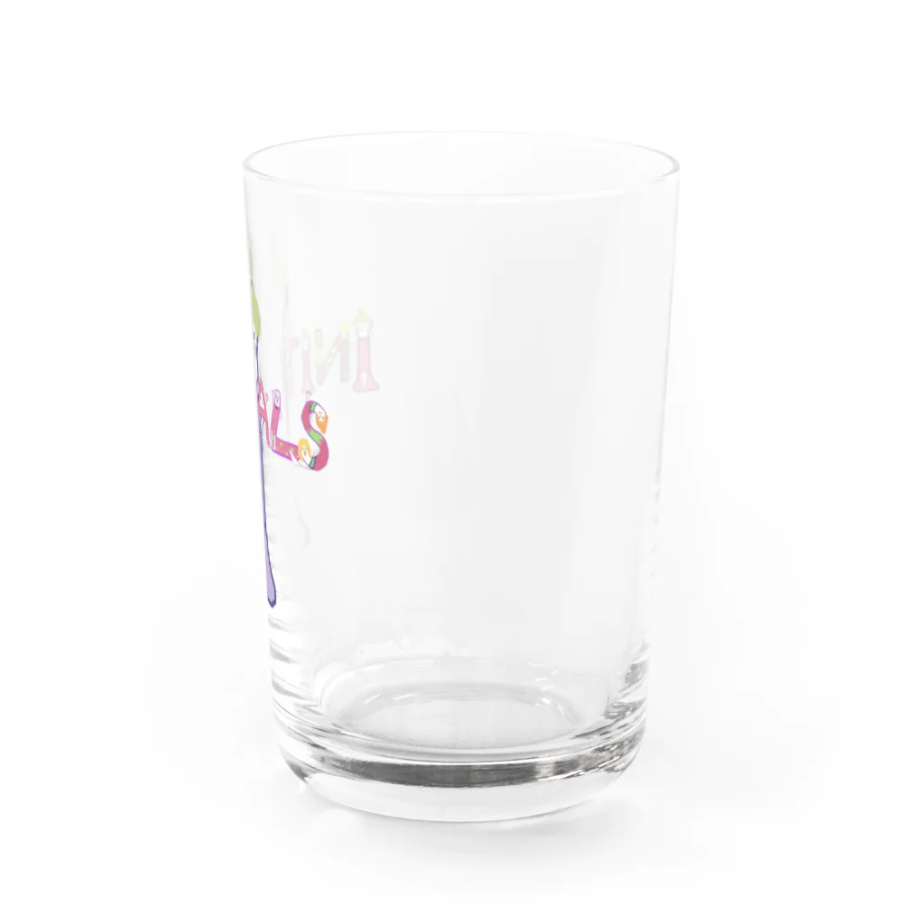 ミーミー⭐︎イニシャルズ/スージーズストアのイニシャルズロゴ Water Glass :right