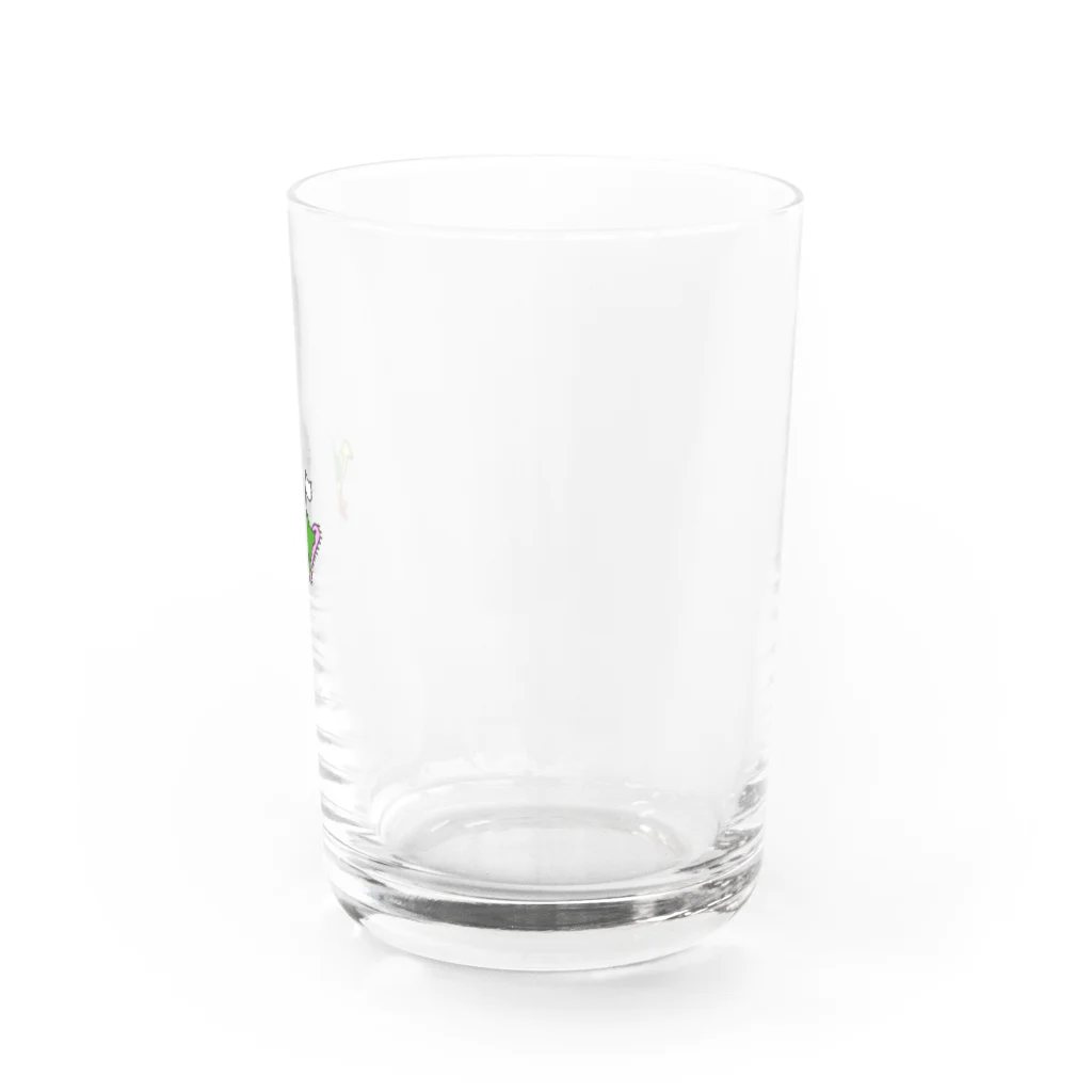 けたらふゆの白カメちゃん Water Glass :right