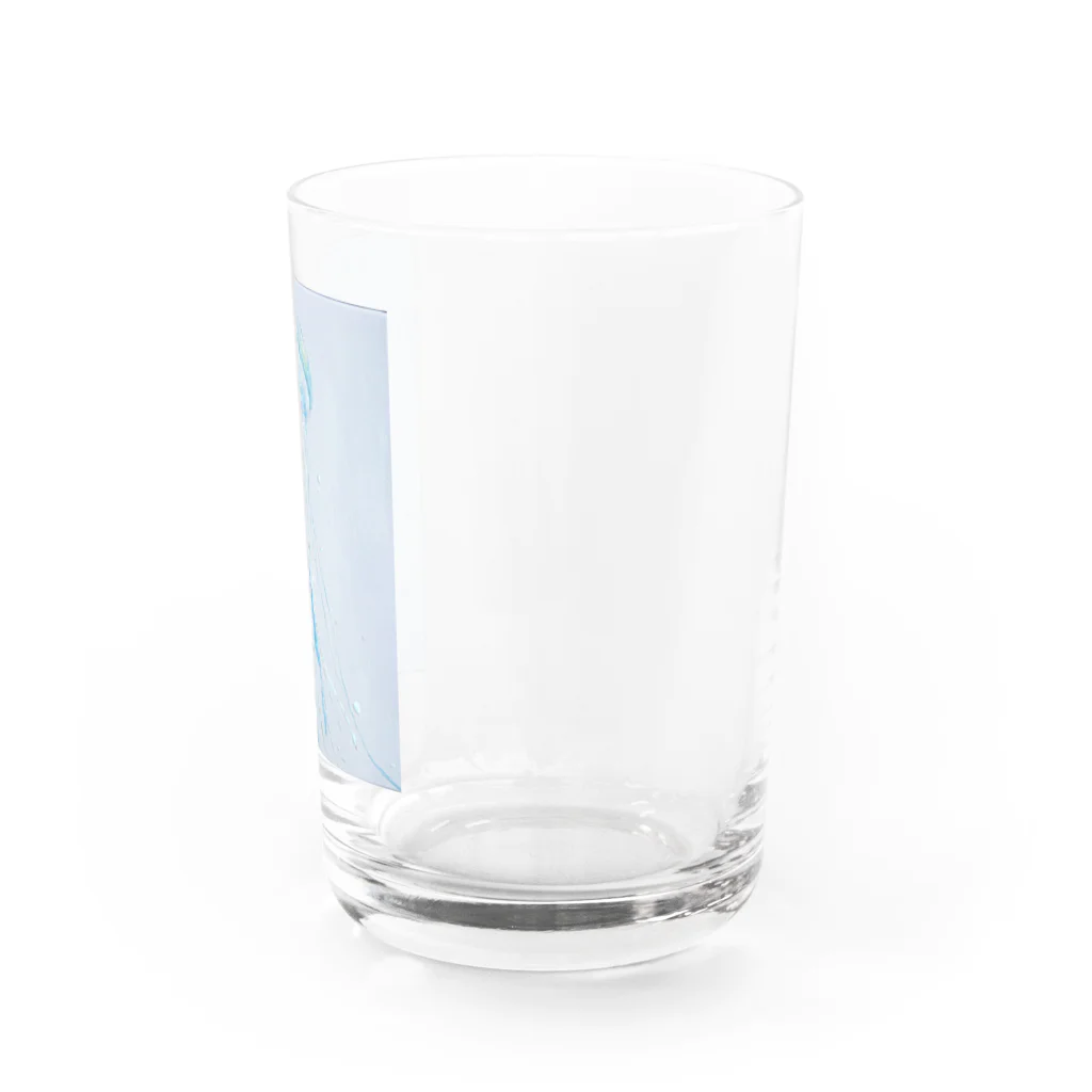 クラゲのきらきらオーロラクラゲ Water Glass :right