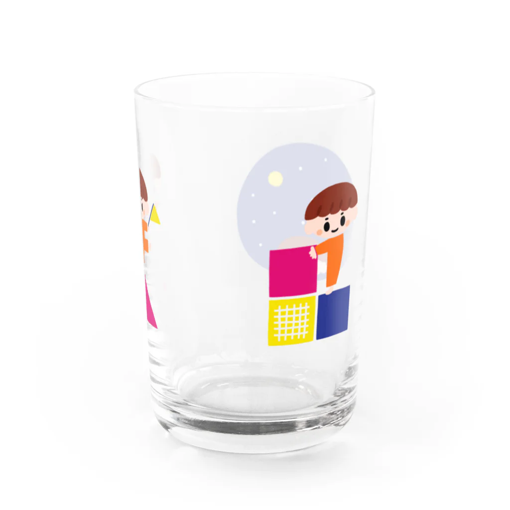 たなかのべりのキッズなシーン まる・さんかく・しかく Water Glass :right