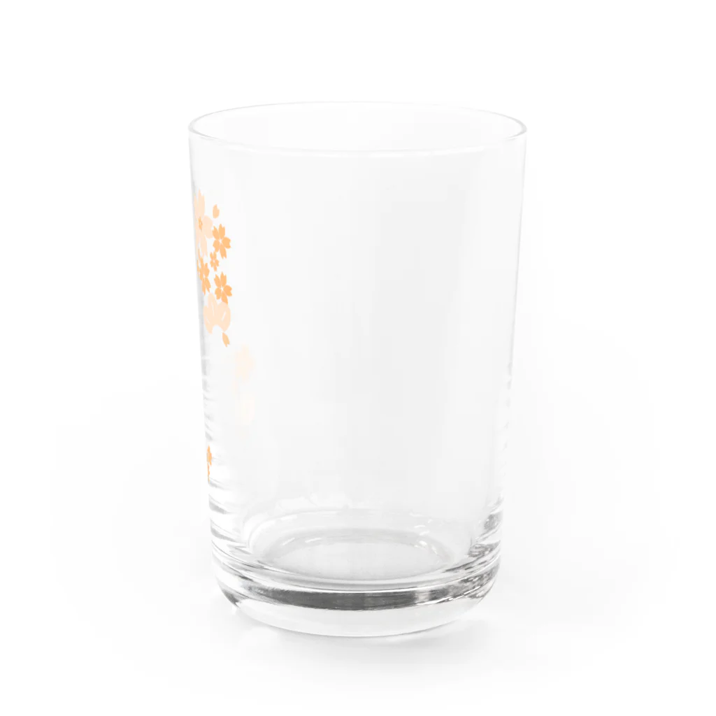 HonNeの桜松R（オレンジ） グラス右面