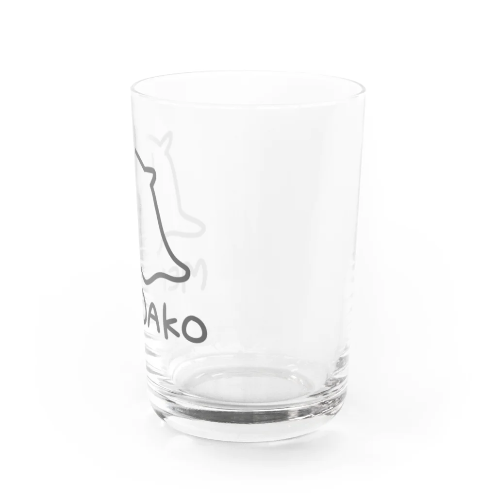 千月らじおのよるにっきのMENDAKO Water Glass :right