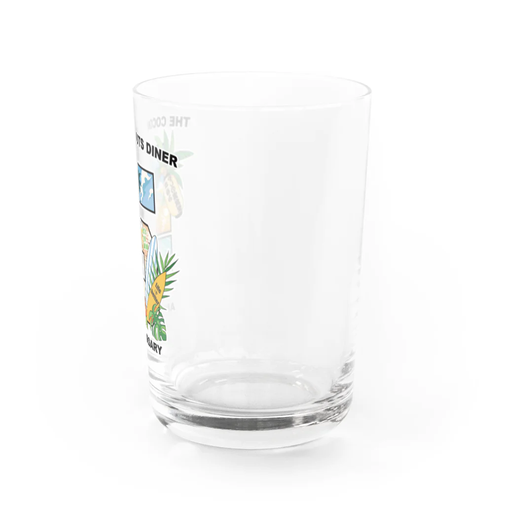 やしの実食堂オリジナルグッズの5周年プリントグッズ Water Glass :right