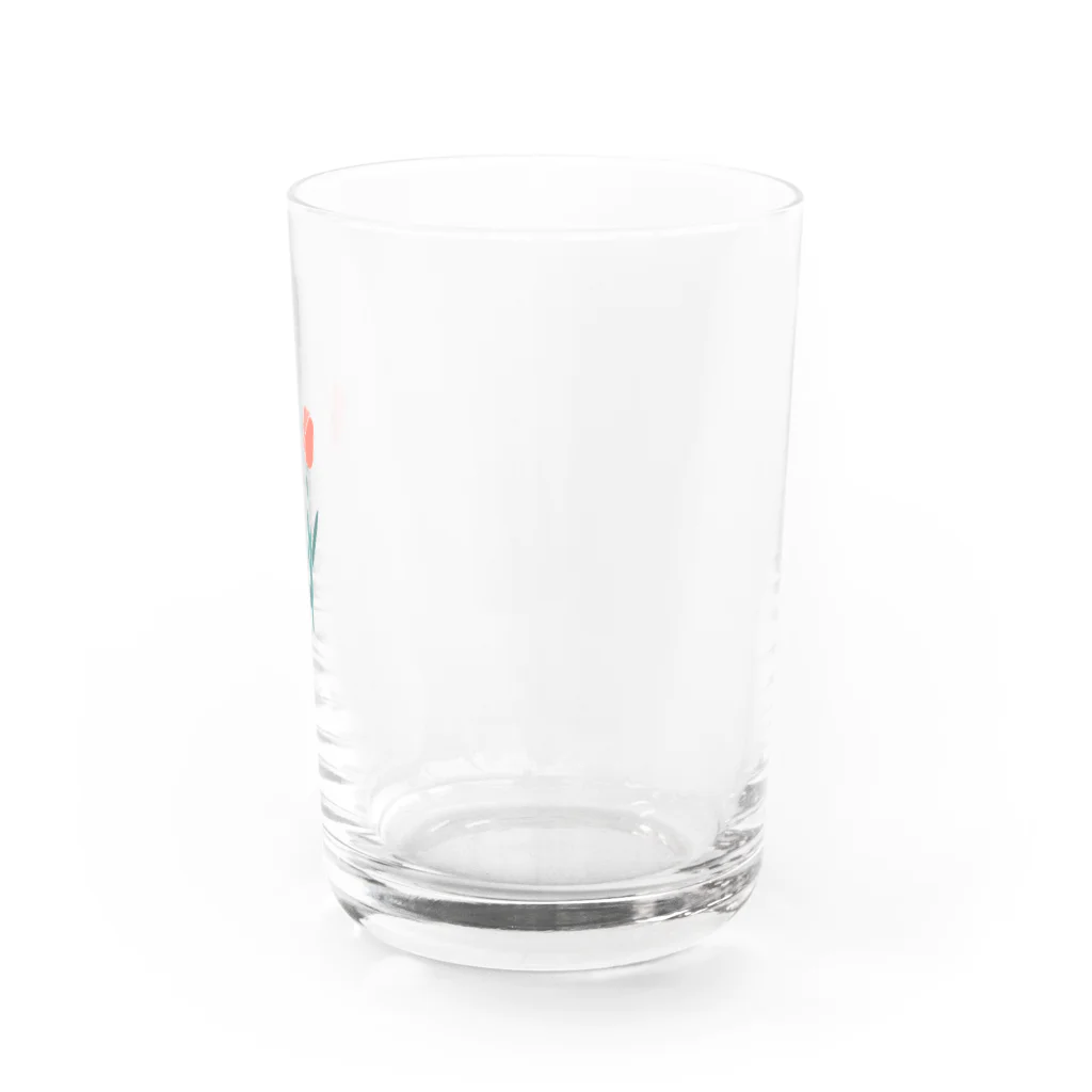 ながみやよいのシンプル・チューリップ🌷 Water Glass :right