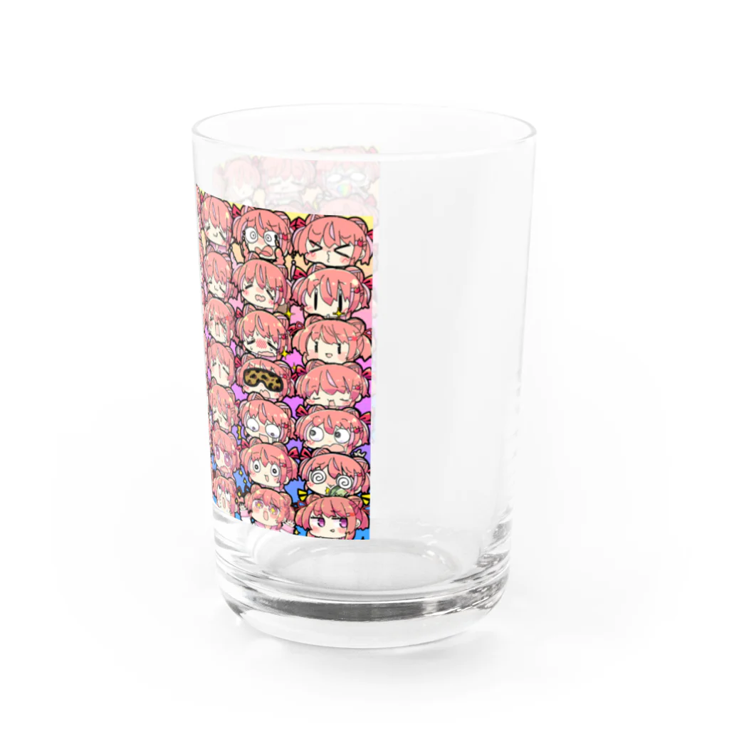 たらばかに子🦀KanikoProject所属のずらーっとかに子ちゃん Water Glass :right