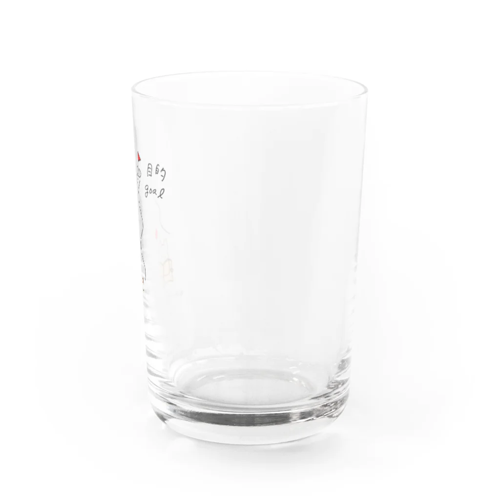 ひろねこさんの冒険*♡･゜のlove letter*♡ Water Glass :right