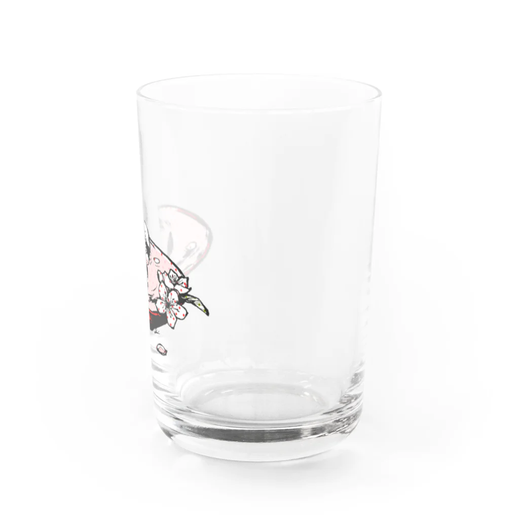 rakkosoda / コマイの3月のラッコ Water Glass :right