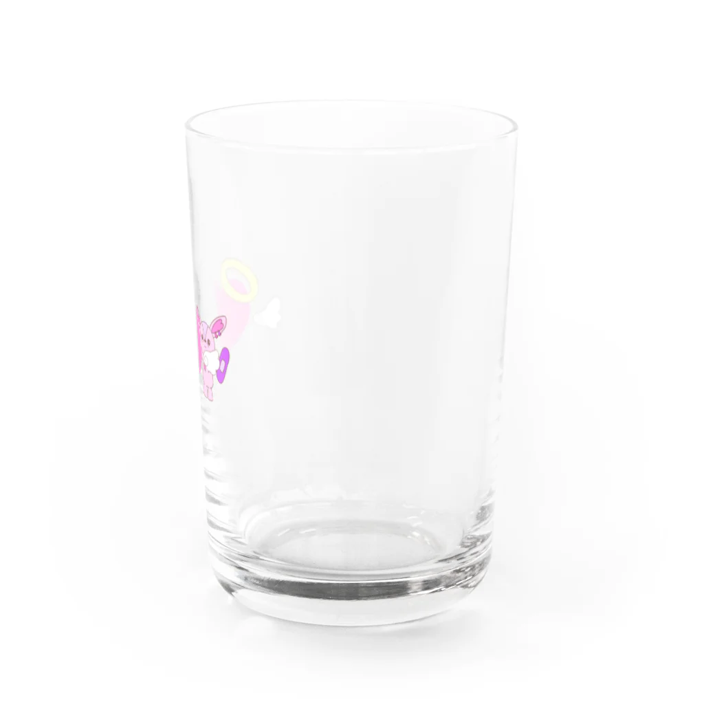 はちみつとくまのメンタルケアうさぎ Water Glass :right