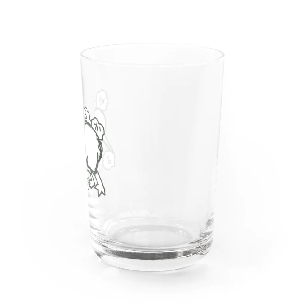 やわらかよだつのやわらかよだつのロゴ Water Glass :right