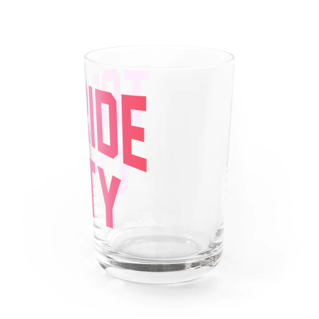 JIMOTOE Wear Local Japanの取手市 TORIDE CITY Water Glass :right