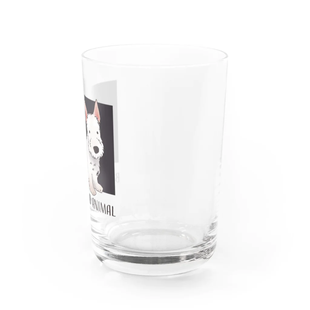 BFA/Best friend animalのスコティッシュテリア/BFA Water Glass :right