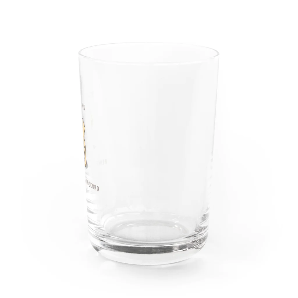 のののすねひざ兄弟　単体 Water Glass :right