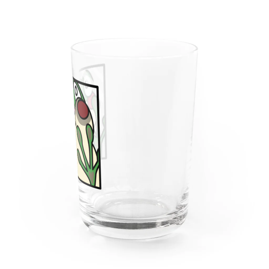 にあしもん　ピコくん店のピコくん見てるよｫ！ Water Glass :right