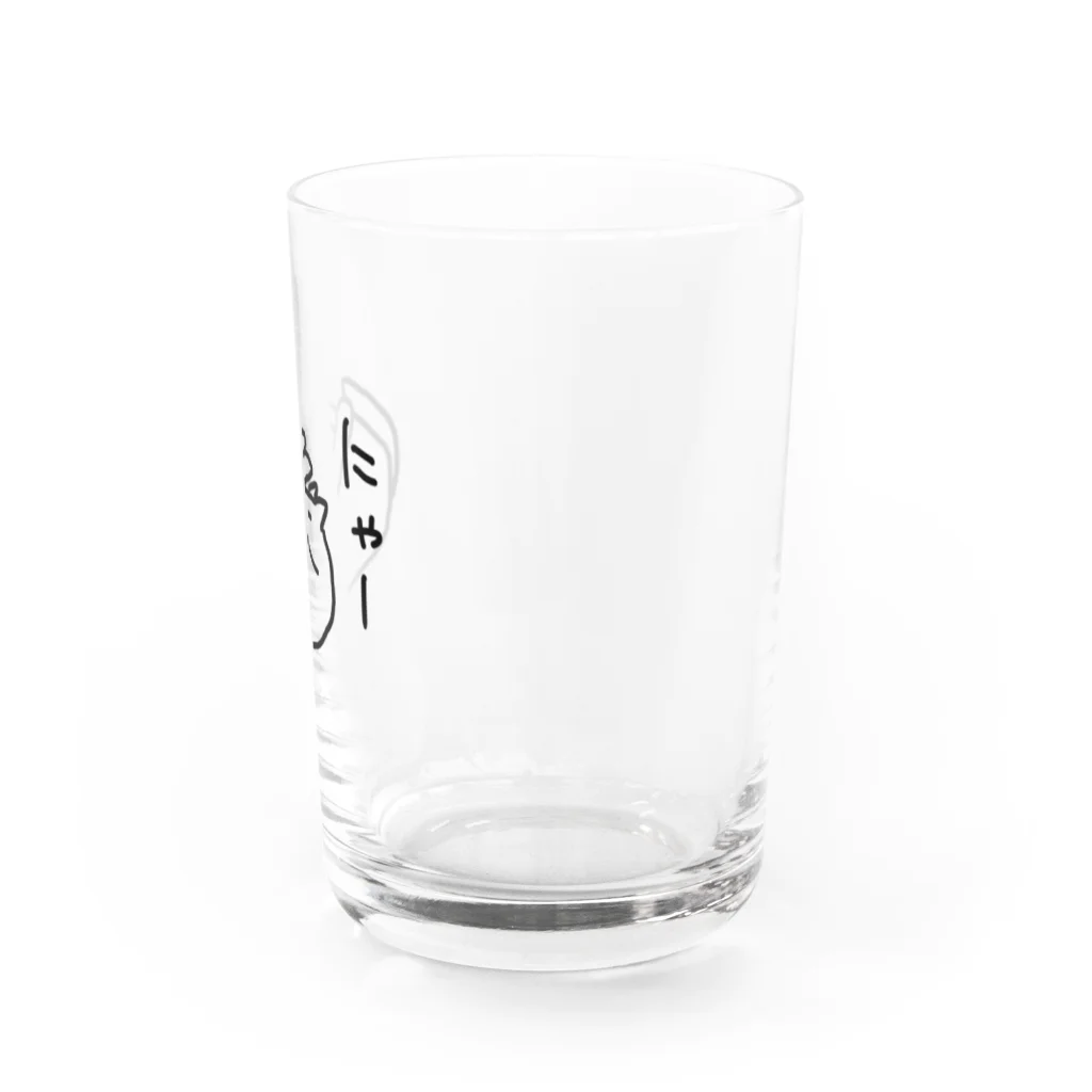 ののの猫屋敷のべぇ Water Glass :right