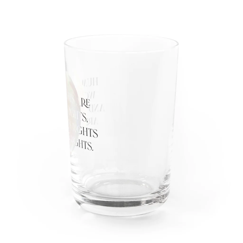 MONETのHUMAN RIGHTS ARE WOMEN RIGHTS , Water Glass :right