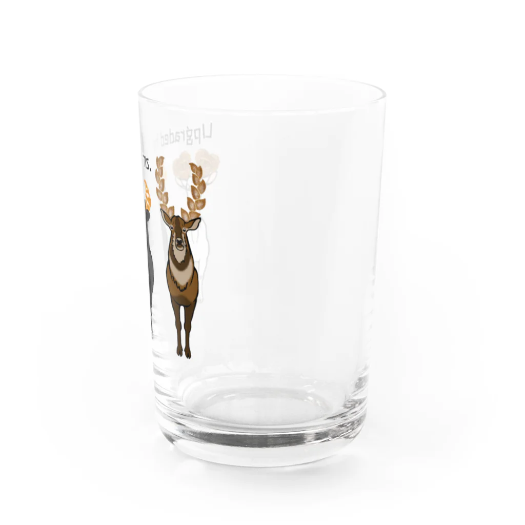 mayon's animal shopのUpgraded horns. つのパン Water Glass :right