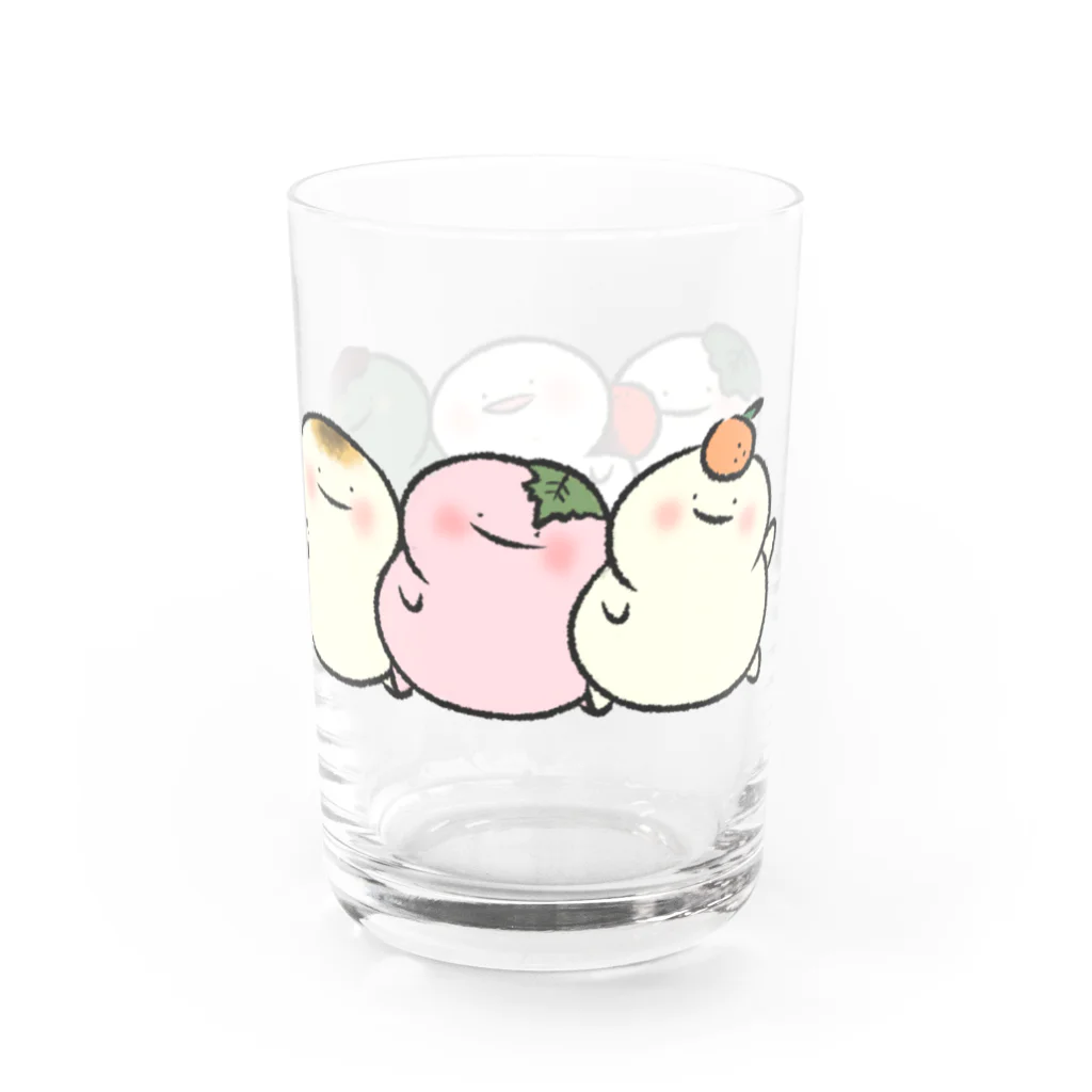 いしやまやまきのかがみもちのもっち（いろんなすがた） Water Glass :right