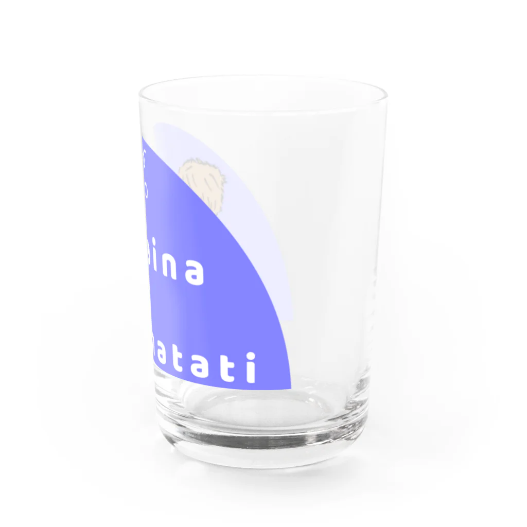 愉快な仲間たち🐙の愉快なふたり Water Glass :right