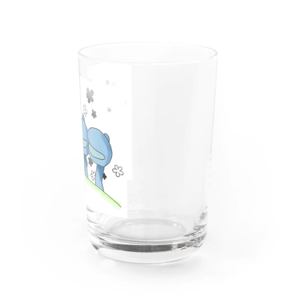 あみすけ本舗＠深海生物推し のオオグチボヤ　深海井戸端会議　#深海生物 Water Glass :right