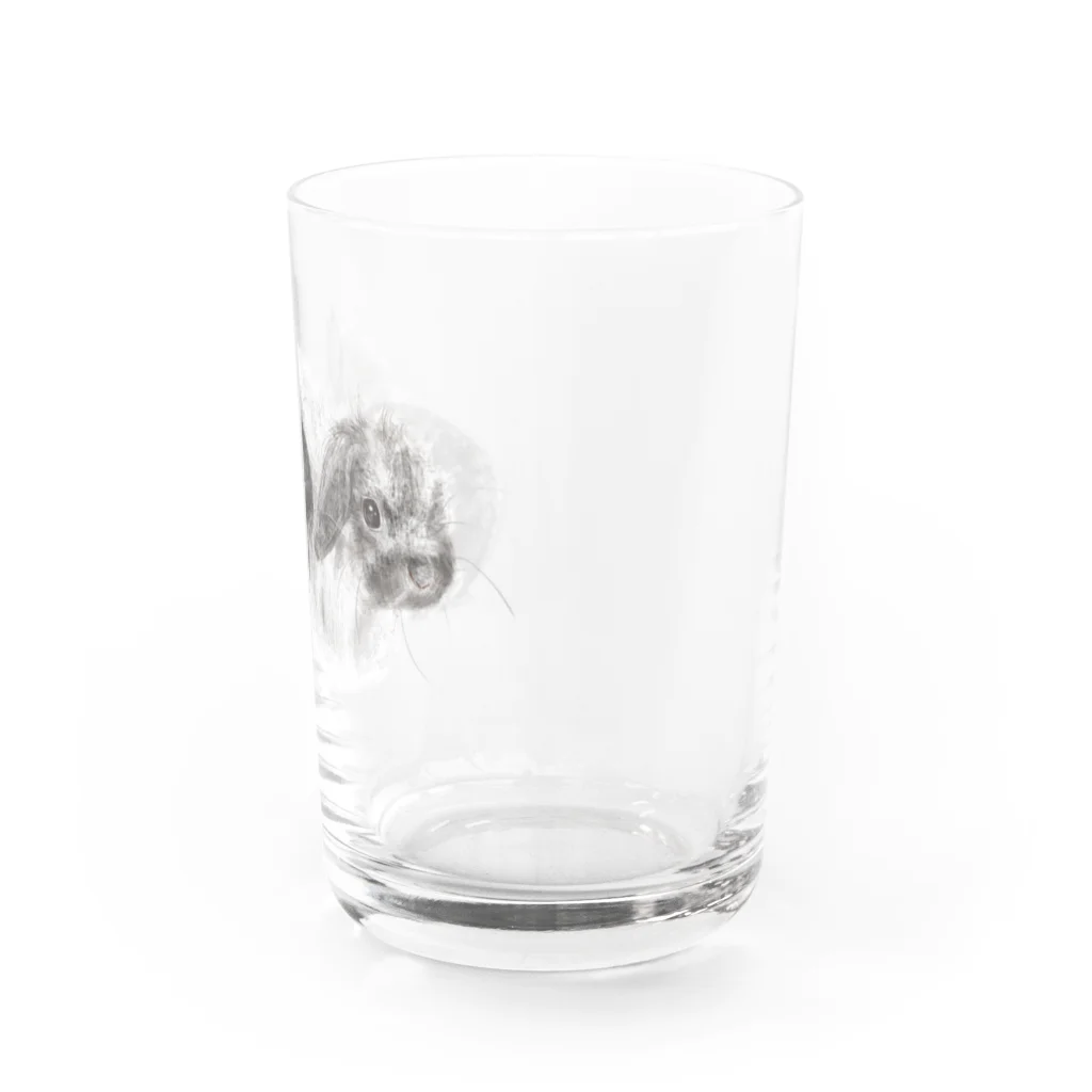 うさぎ王子のしもべのネザーさんとふわふわさん Water Glass :right