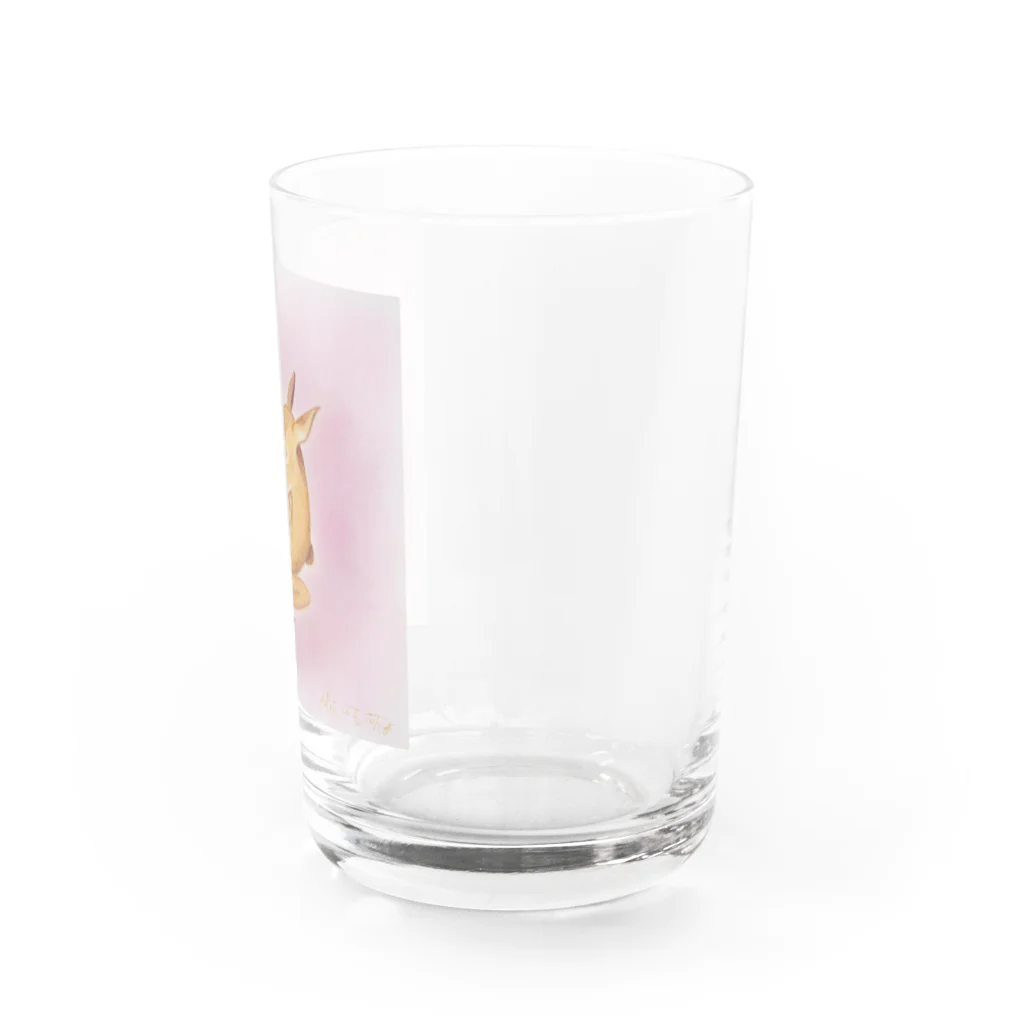 仁音-ninon-絵言葉のこじかの幸(ゆき)ちゃん Water Glass :right