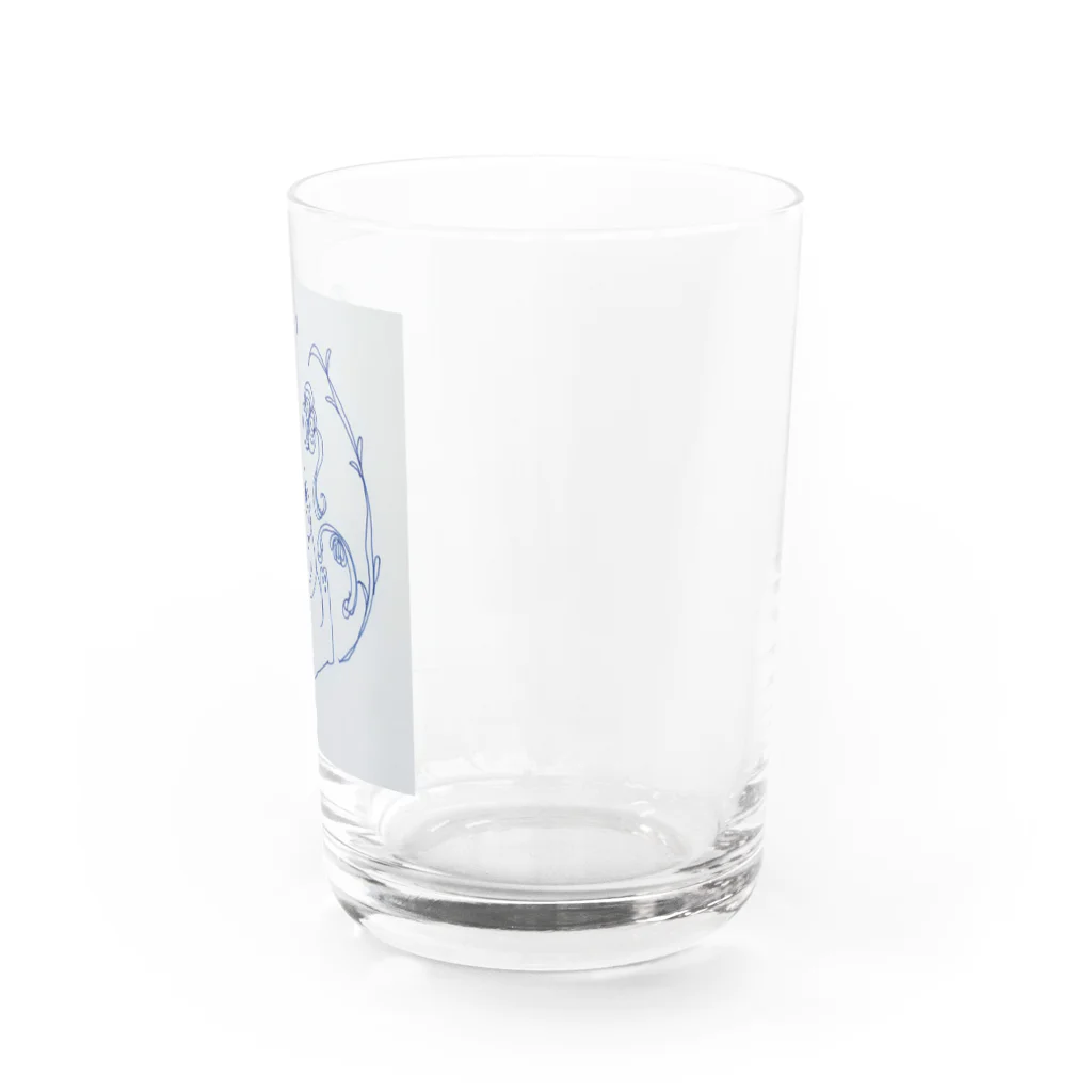 カオスのカオスのウサギ Water Glass :right