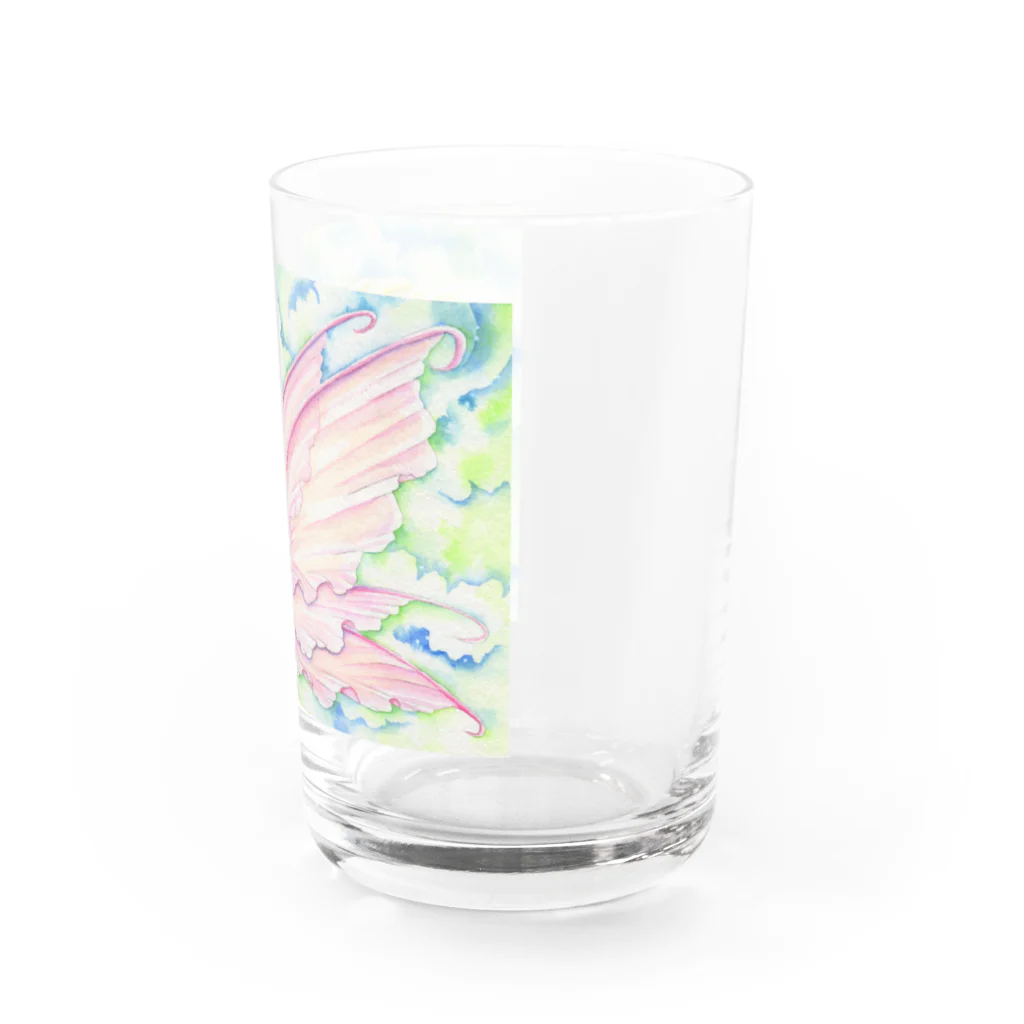 Akariya Manamiの桃色の翅の妖精 Water Glass :right