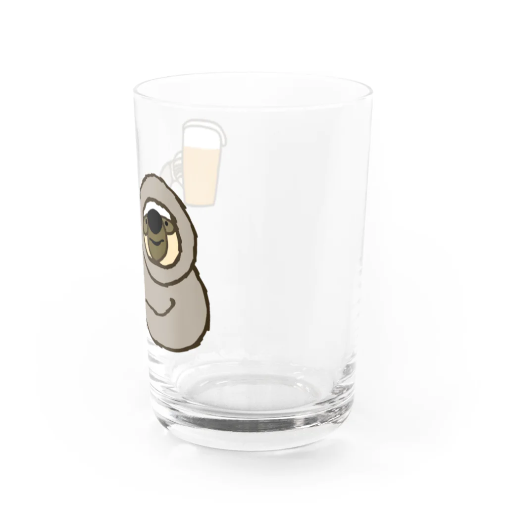 ＋Whimsyのなまけものビール Water Glass :right