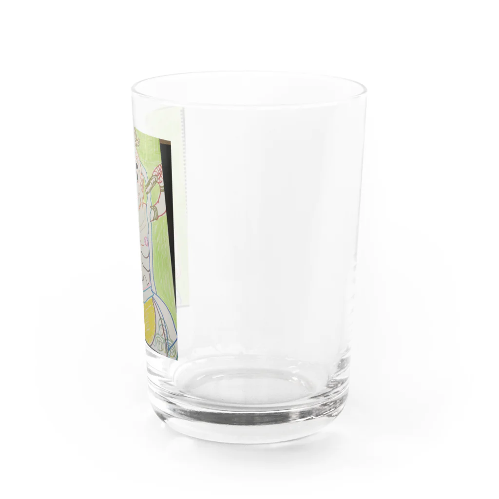 エド・ワード【江戸鉾の愛殿原】。の金剛力士像　阿形 Water Glass :right