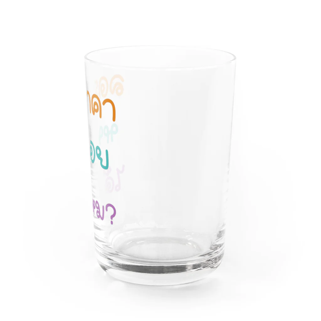 あにゃんころの値下げしてくれませんか Water Glass :right