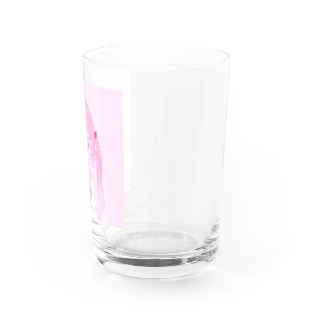 はちみつとくまのいちごみるく Water Glass :right