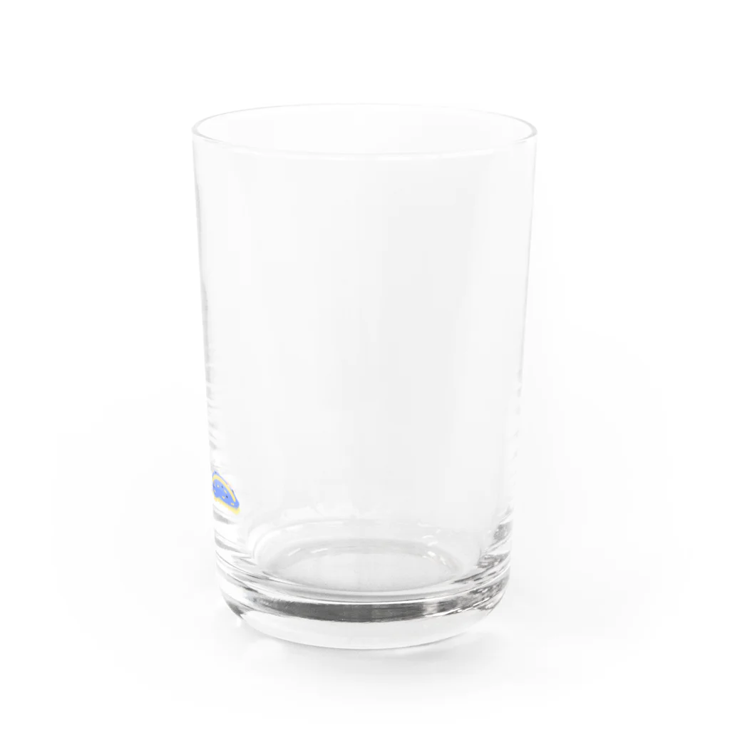 yukijiの青ウミウシ　（文字無しver） Water Glass :right