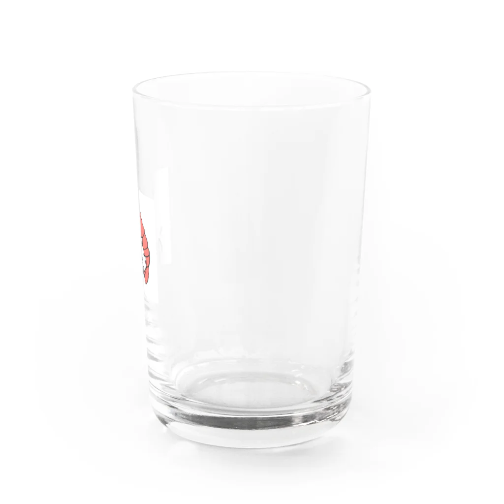 雪だるまのえびの主張 Water Glass :right