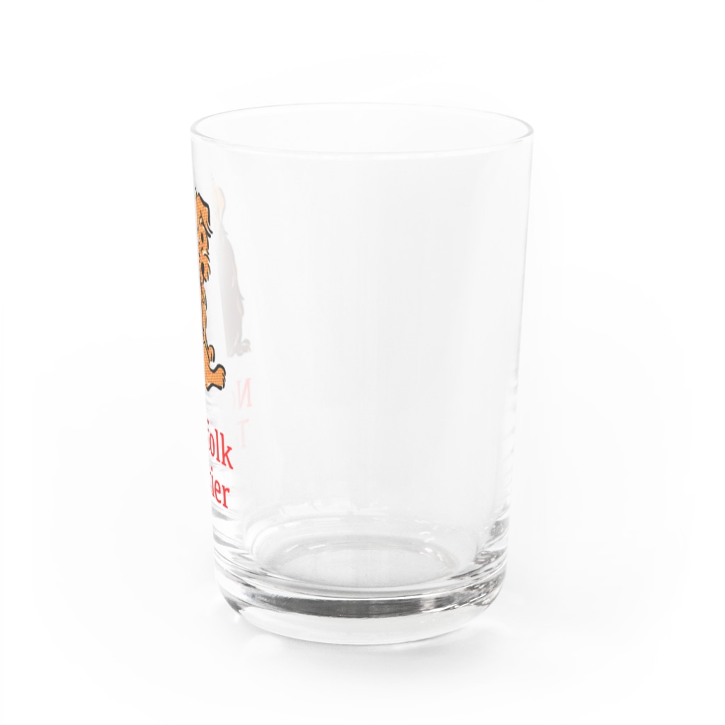 TOMOS-dogのふりむき犬（ドット）ブラタン Water Glass :right