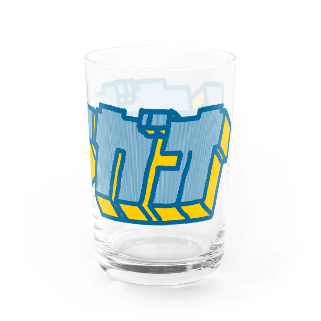 とぼけがおのhiscore tobokegao logo normal Water Glass :right